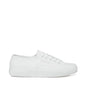 Superga 2750 Cotu Classic Sneakers - Total White. Side view.