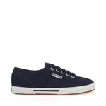 Superga 2950 Cotu Sneakers - Blue. Side view.