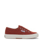 Superga 2750 Cotu Classic Sneakers - Brown Piquant Avorio. Side view.