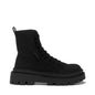 Superga 3051 Alpina Apex Boots - Total Black. Side view.