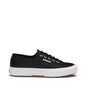 Superga 2750 Nappa Sneakers Sneakers - Black White. Side view.