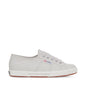 Superga 2950 Cotu Sneakers - Grey Silver Avorio. Side view.