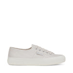 Superga 2750 Pearl Matte Canvas Sneakers - Beige Lt Avorio. Side view.