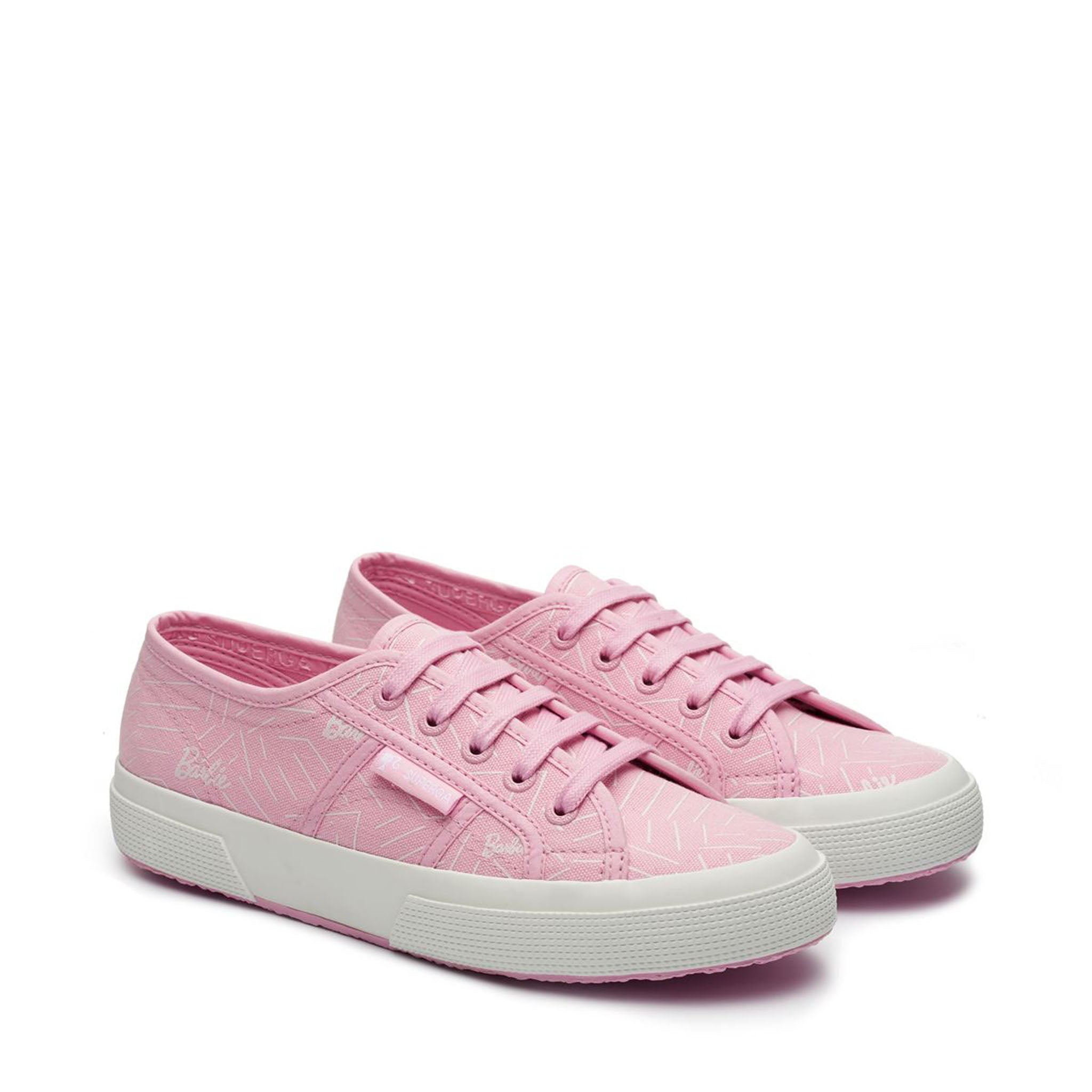 Superga 2750 Barbie Print Sneakers. Front view.