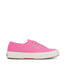 Superga 2750 Cotu Classic Sneakers - Pink Fuchsia Avorio. Side view.