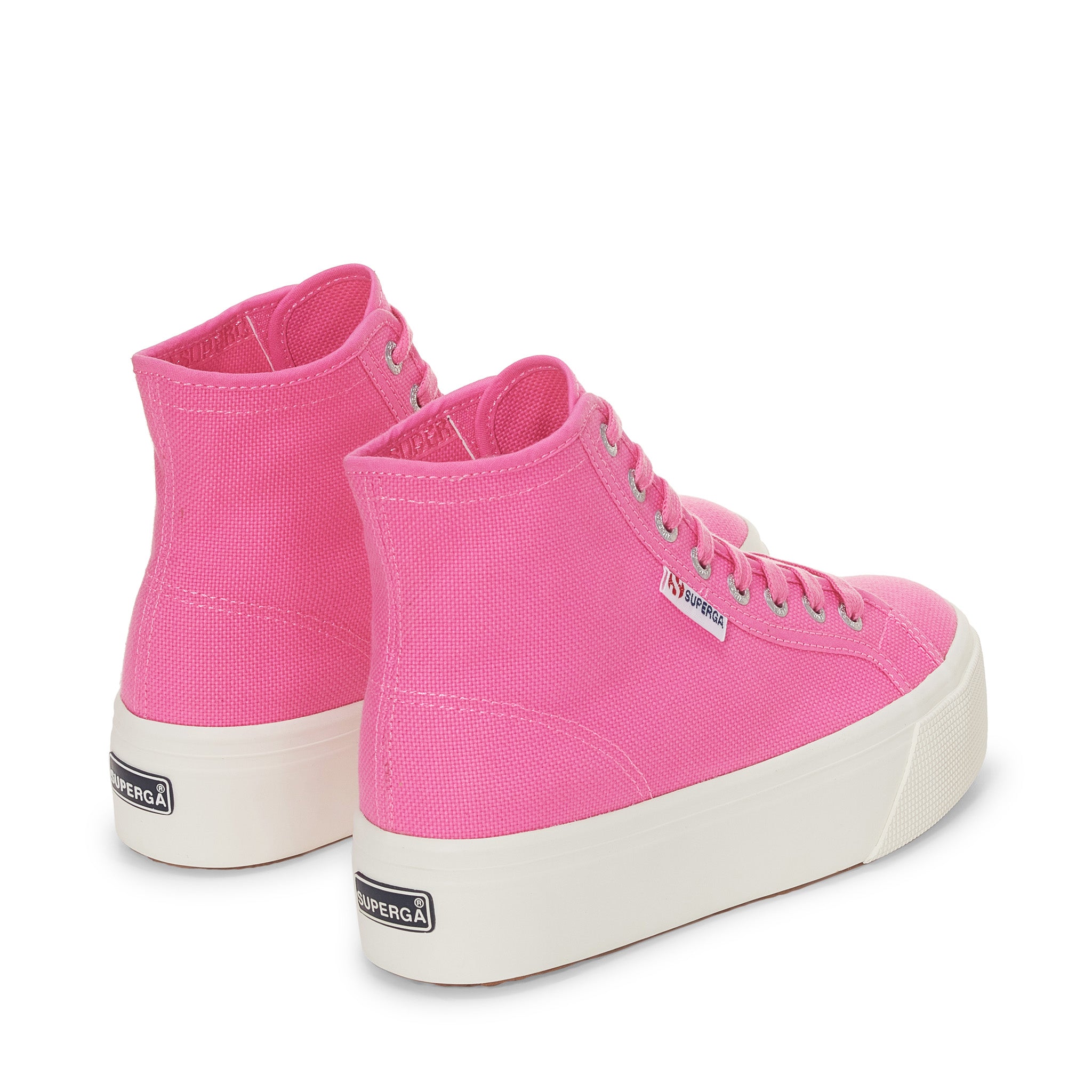 2708 High Top Sneakers - Pink Fuchsia Avorio