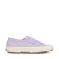 Superga 2750 Cotu Classic Sneakers - Violet Lilla Avorio. Side view.