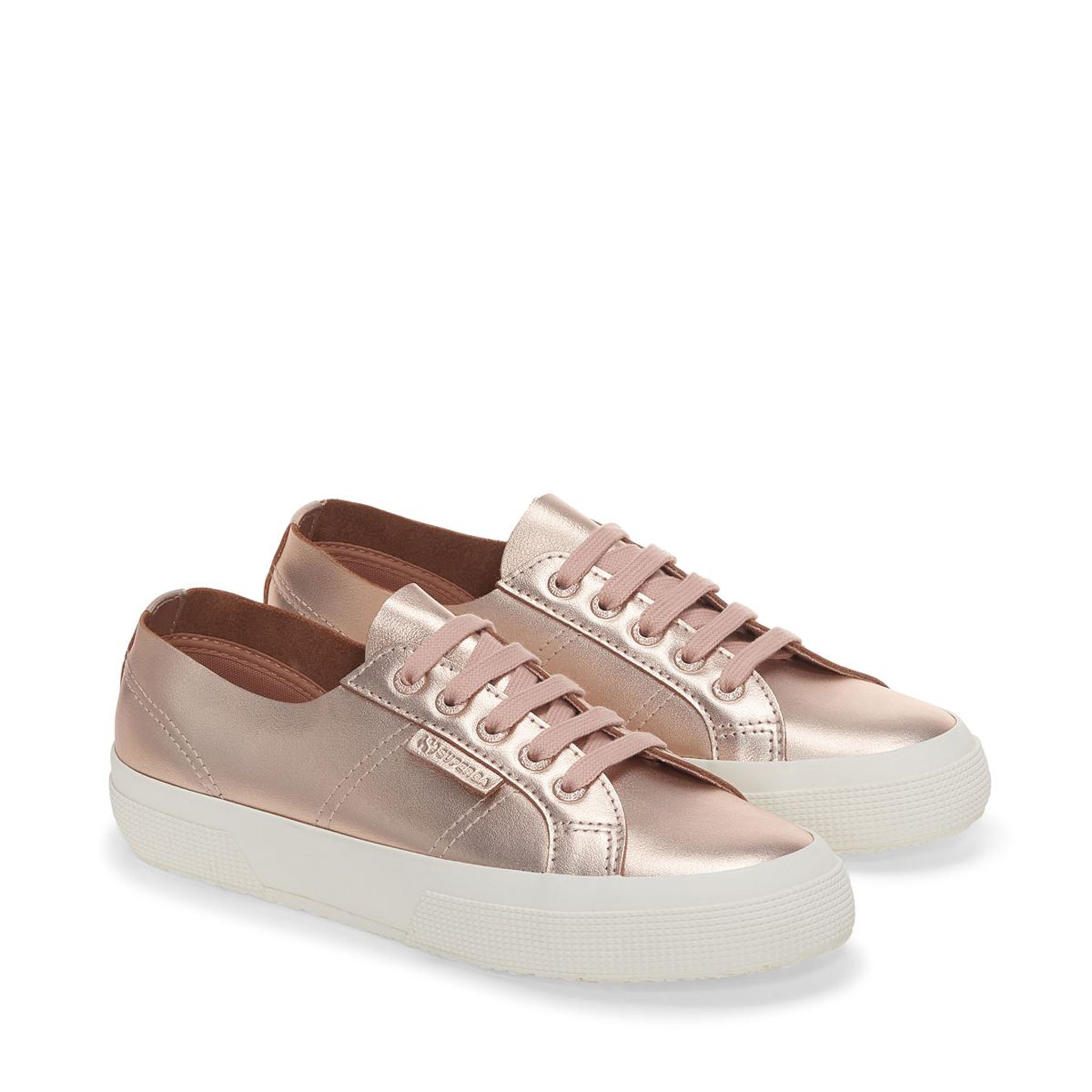 Superga rose gold slip cheap on