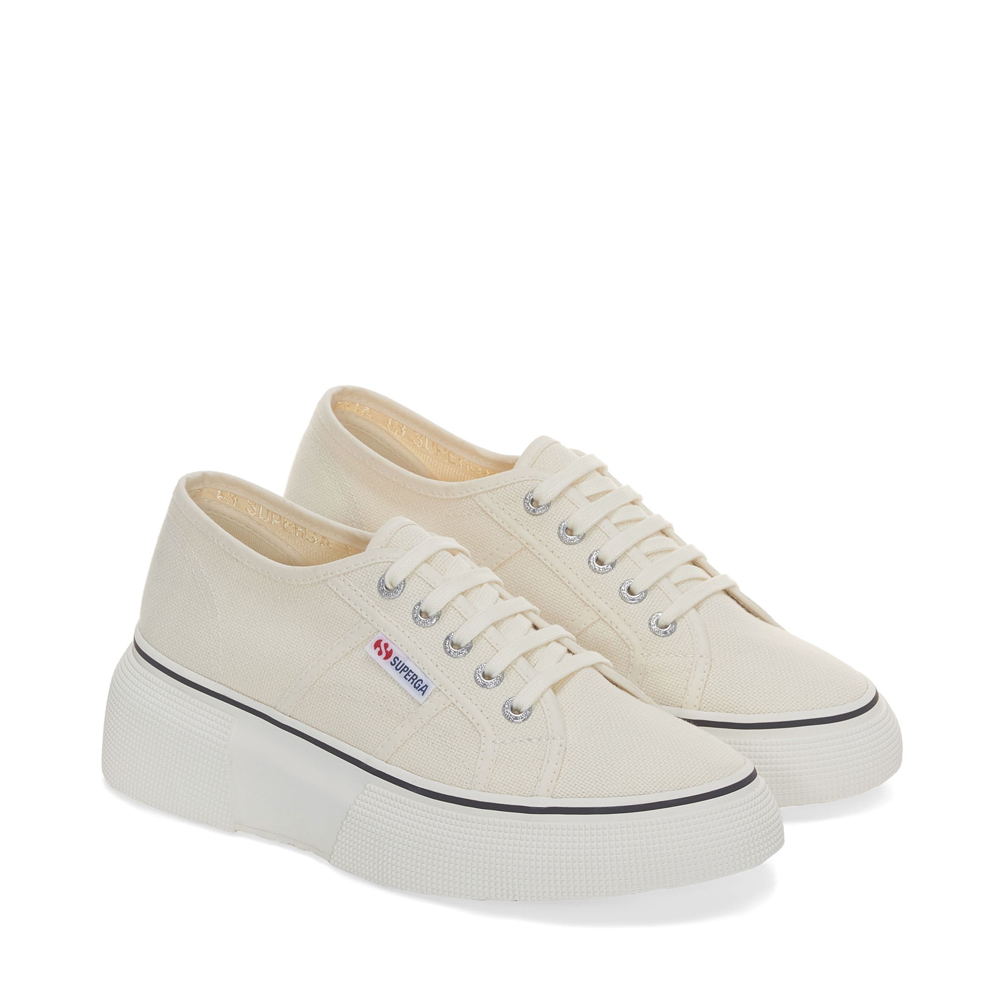 2287 Bubble Line Sneakers Beige Natural Avorio Superga US