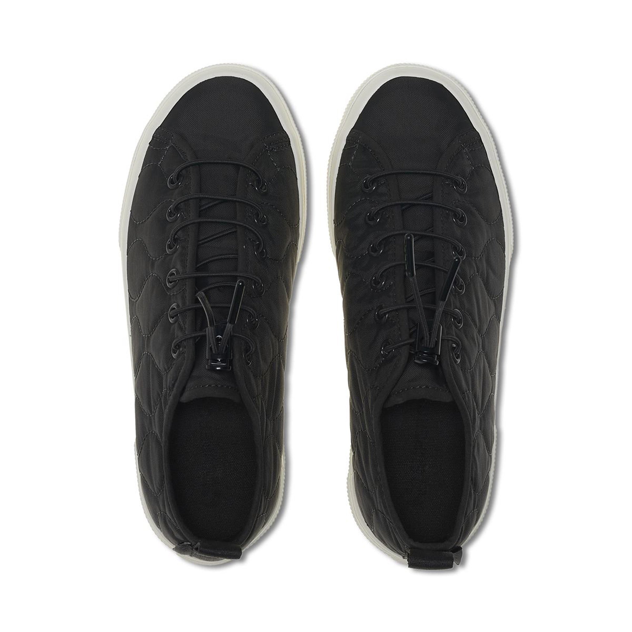 2625 Tank Quilted Nylon Sneakers - Black Bristol Avorio