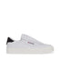 Superga 3843 Court Sneakers - White Bristol Black Avorio. Side view.