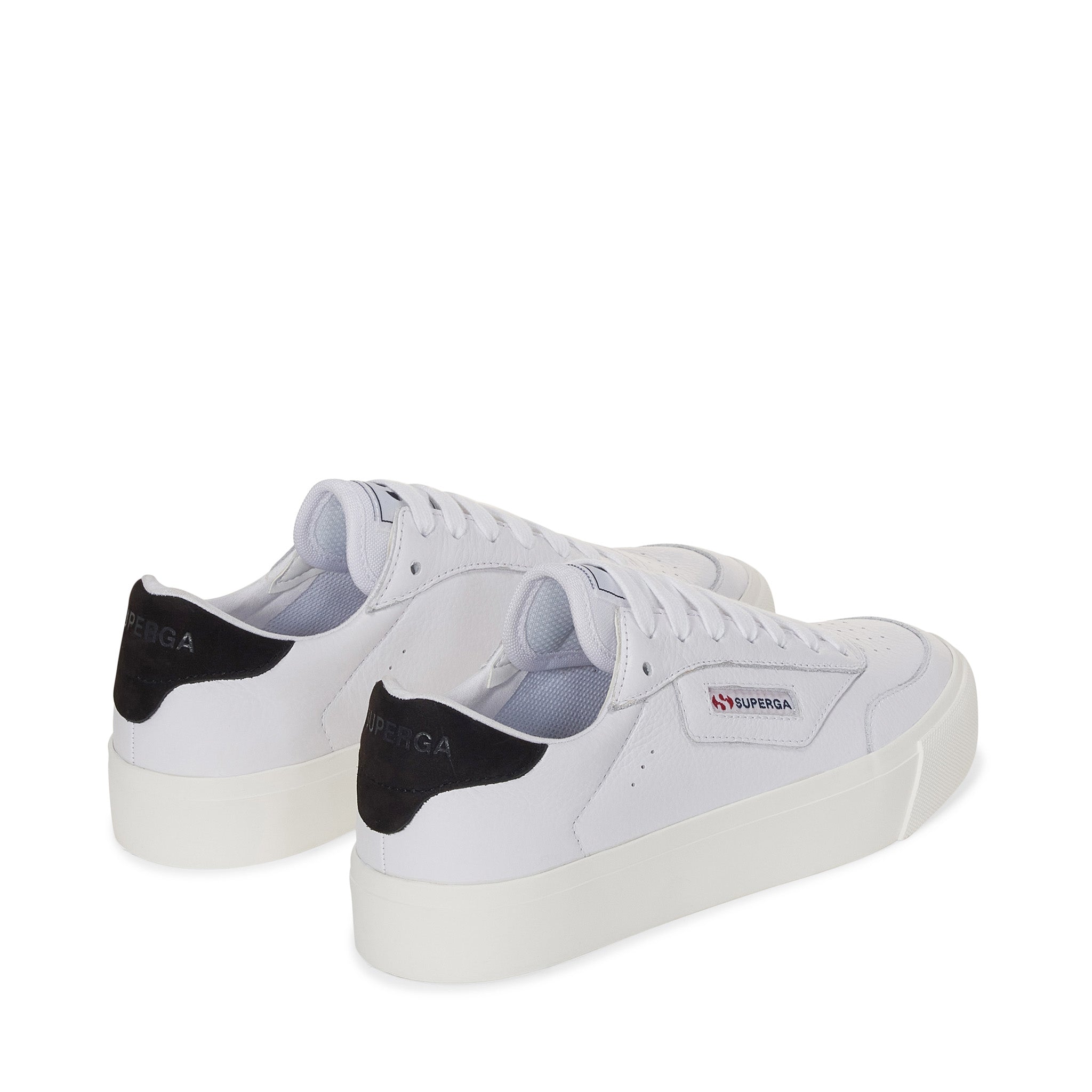 3843 Court Sneakers - White Bristol Black Avorio – Superga US