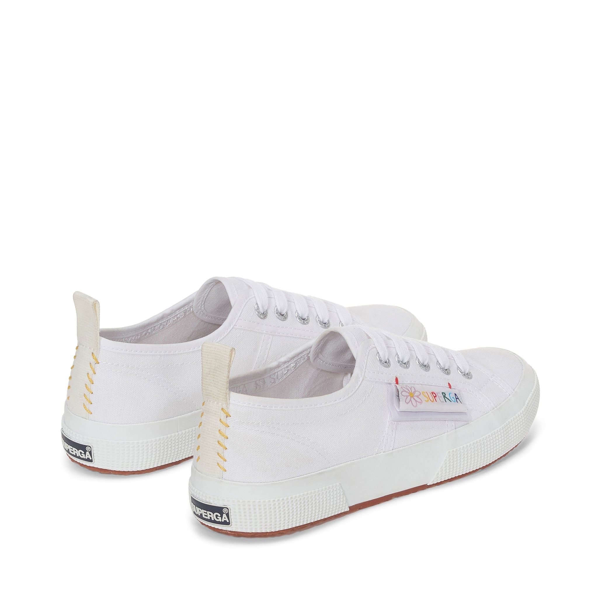 White and rose sale gold superga