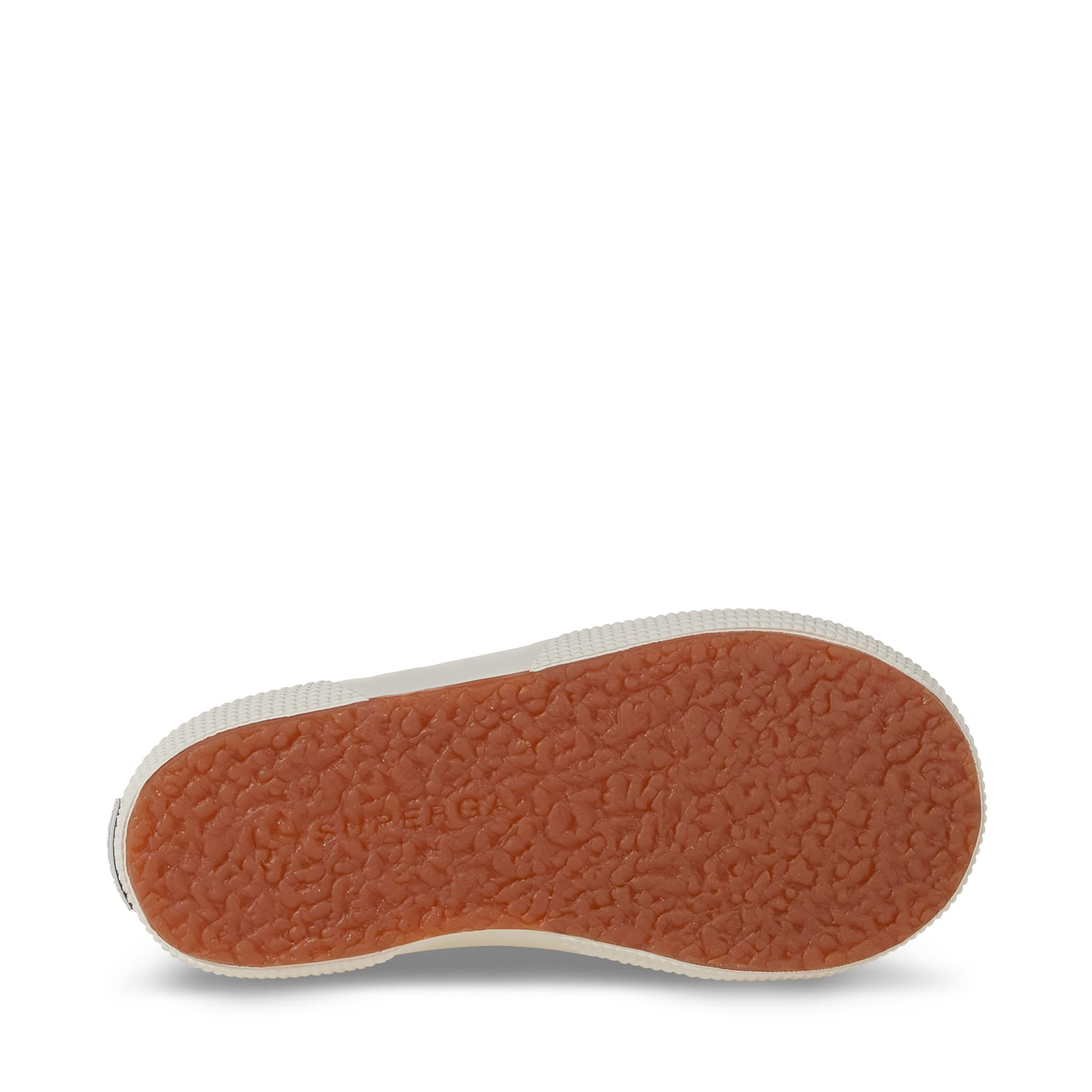 Superga 2750 Kids Cotjstrap Classic Sneakers - Eggshell. Bottom view.