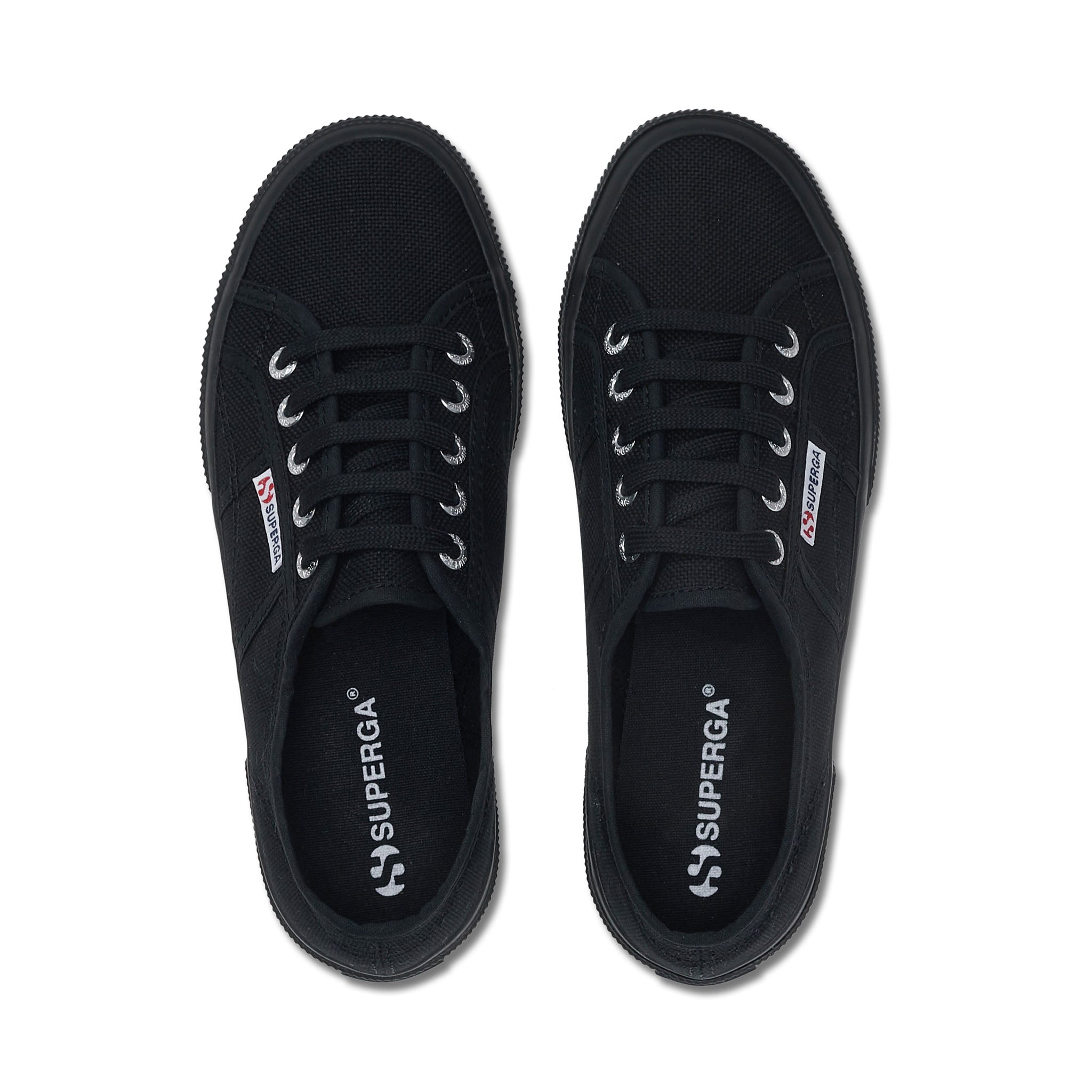 Superga black cheap gum sole