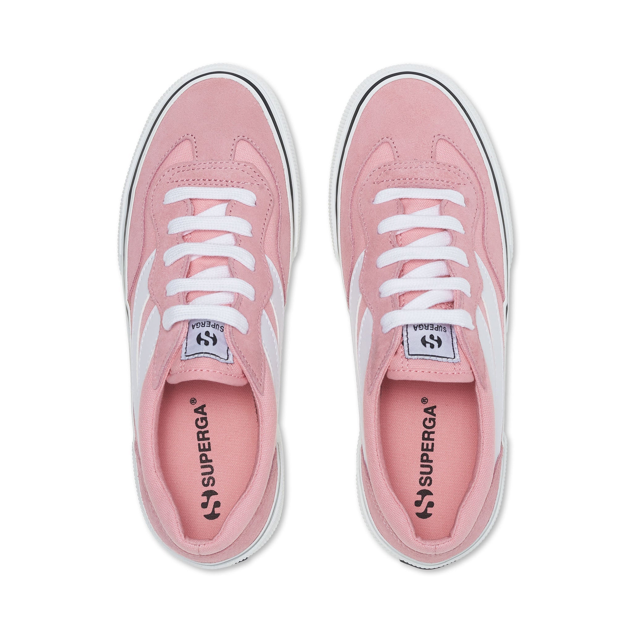 3041 Revolley Colorblock Platform Sneakers - Pink