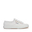 Superga 2750 Cotu Classic Sneakers - White Rose Gold. Side view.