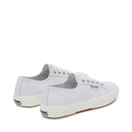 Superga 2750 Nappa Sneakers - Optical White Avorio. Back view.